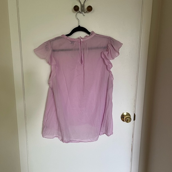 Kate Spade Soft Pink Ruffle Top - Picture 4 of 6